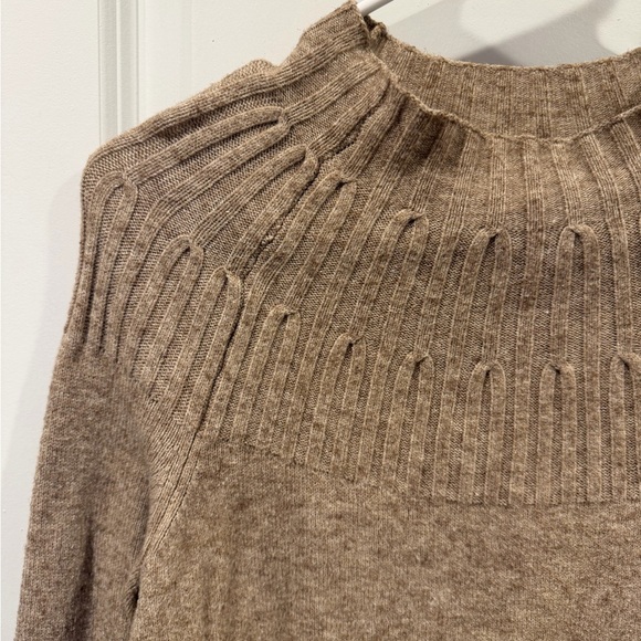 Anthropologie Cozy Tan Women's Sweater - Picture 3 of 8